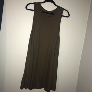 Green tank dress